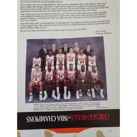 General Mills Wheaties 1991 NBA World Champion Chicago Bulls empty box - Picture 2 of 7